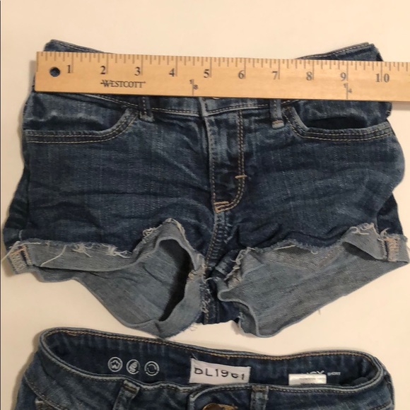 Cut Off Jean Shorts, Abercrombie & DL 1961, sz 7 - Picture 2 of 9